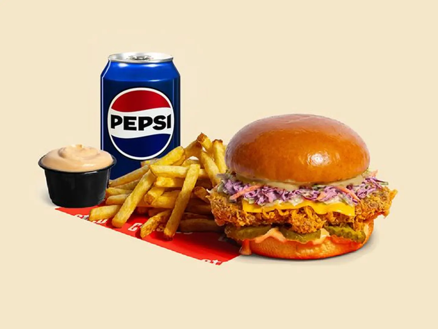 Crispy Burger Meal