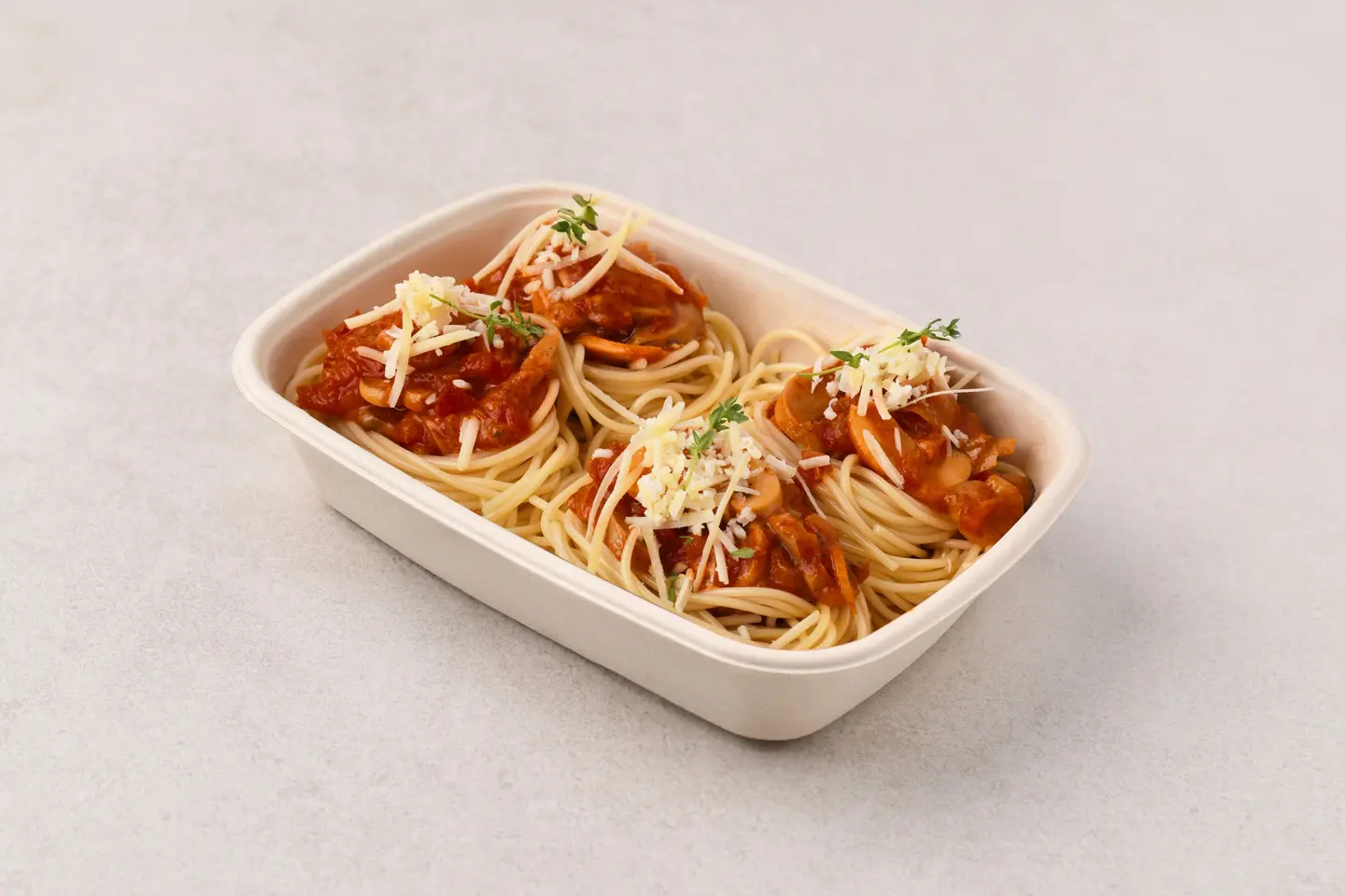 Spaghetti Mushroom Bolognese