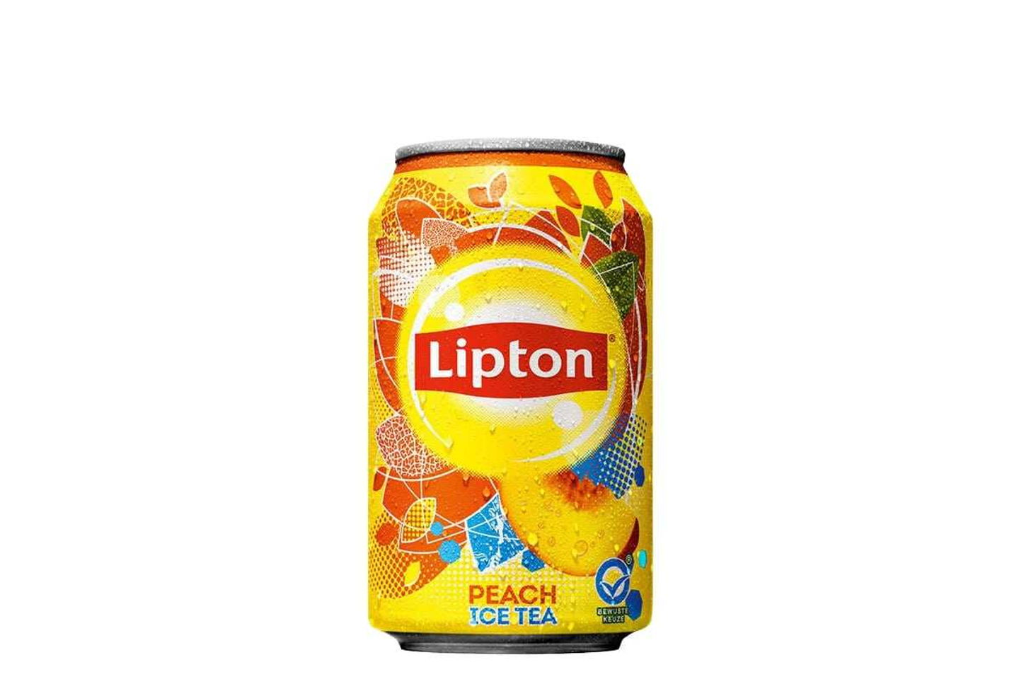 ليبتون آيس تي خوخ