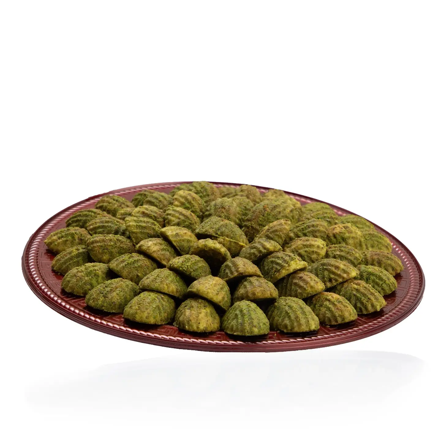 Pistachio Dates Maamoul Plate Kilo
