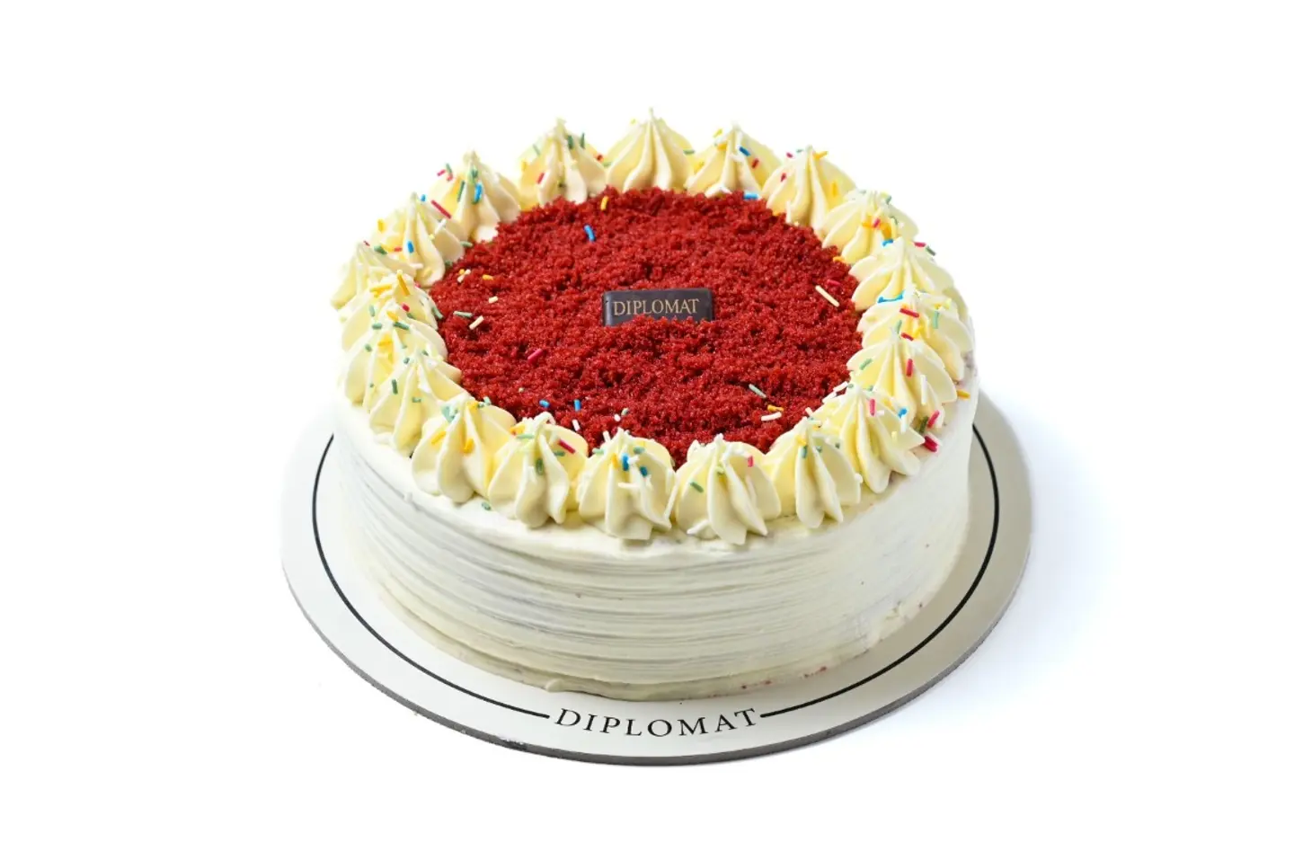 Red Velvet Cake Eight Persons Round