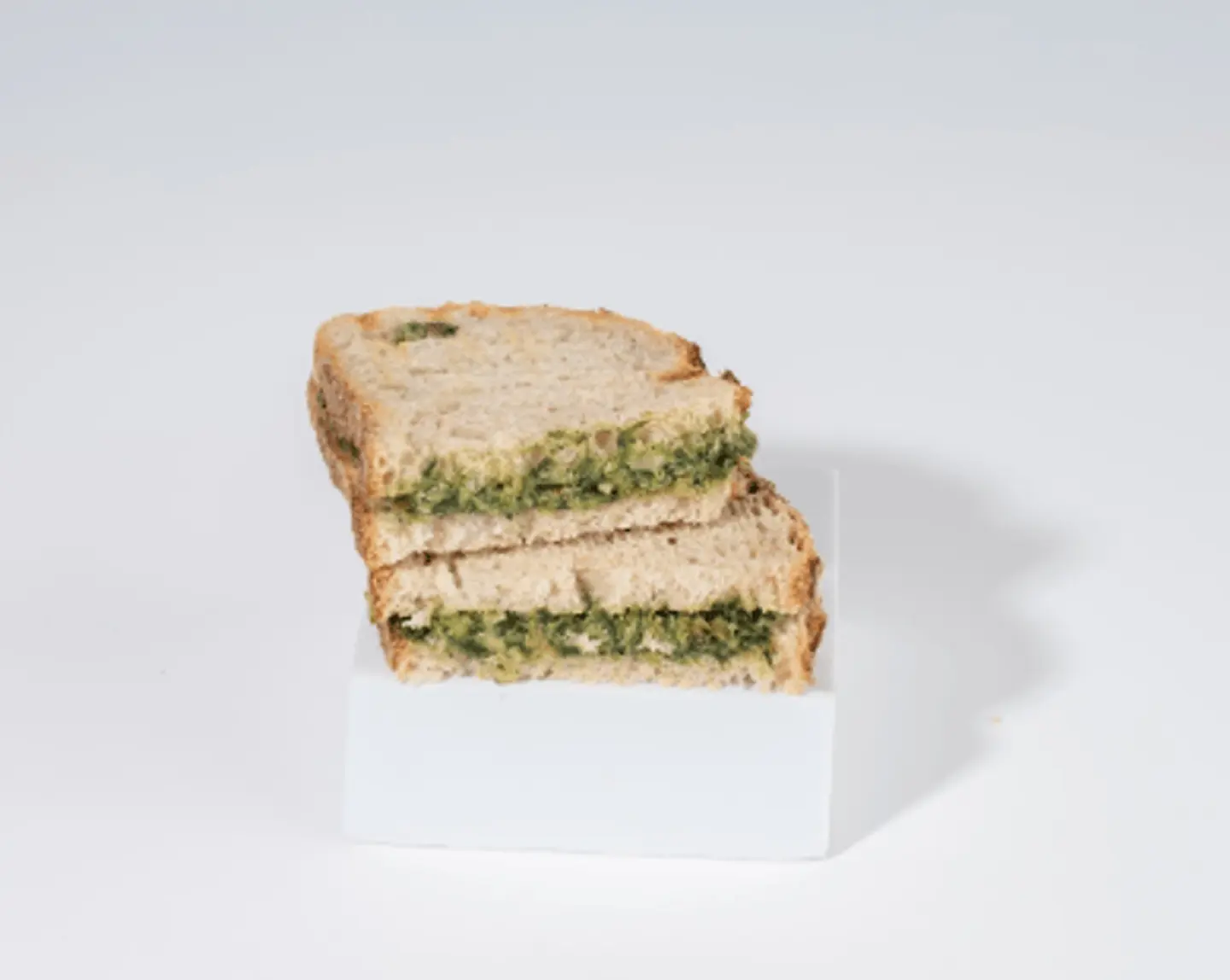 Sourdough Spinach And Cheese Sandwich