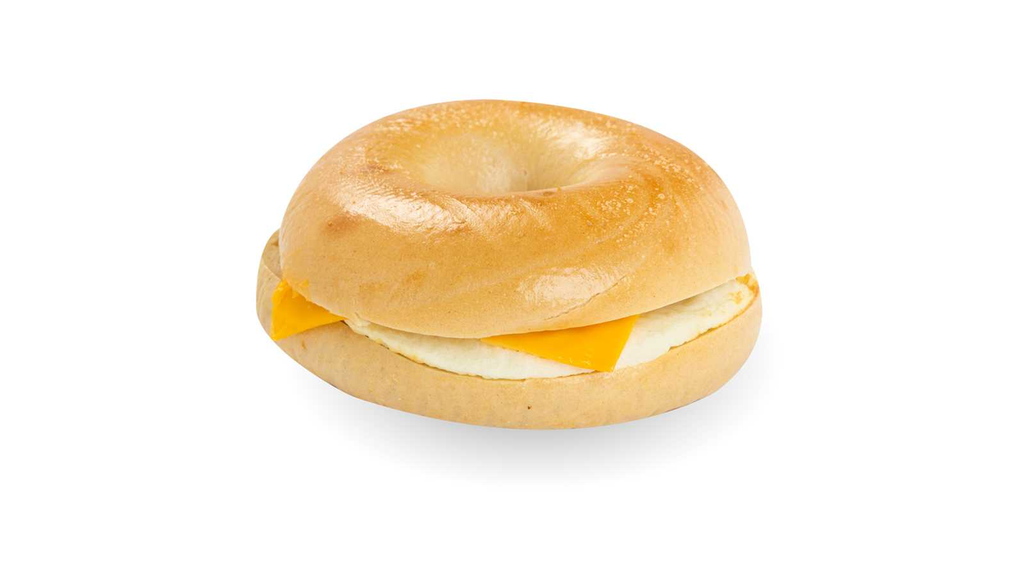 Bagel Egg Cheese Plain