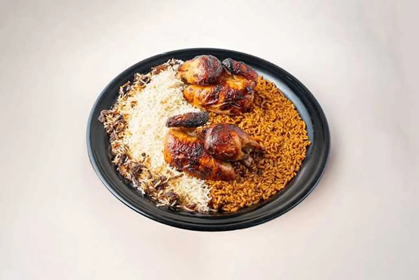 حبة دجاج شواية مع الأرز