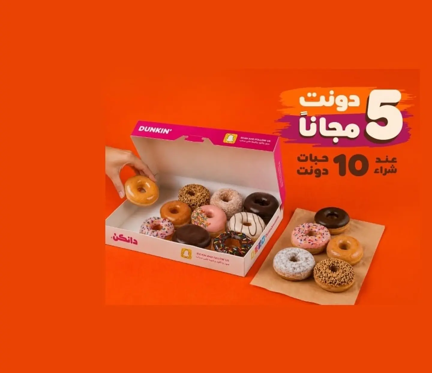 10 Regular Donuts + 5 Free Donuts