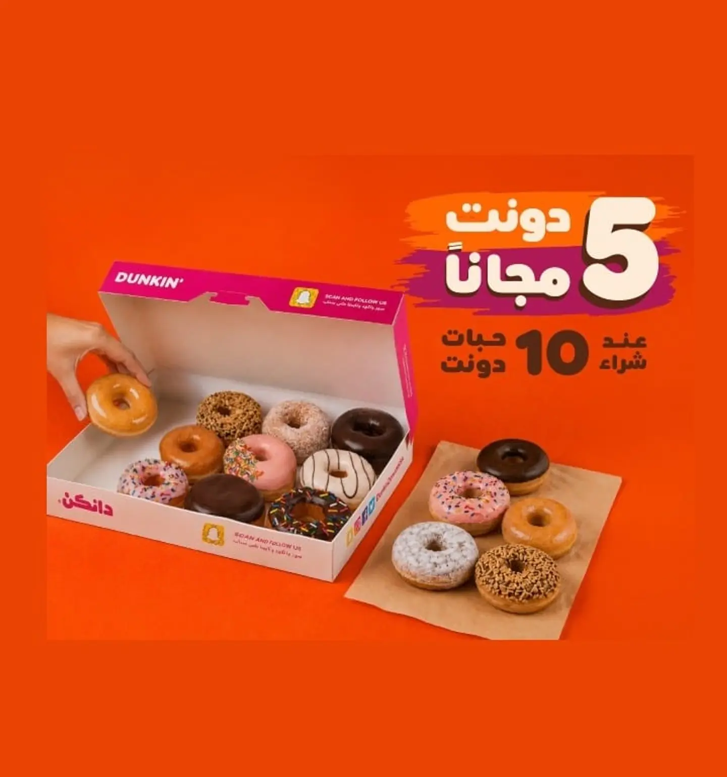 10 Regular Donuts + 5 Free Donuts