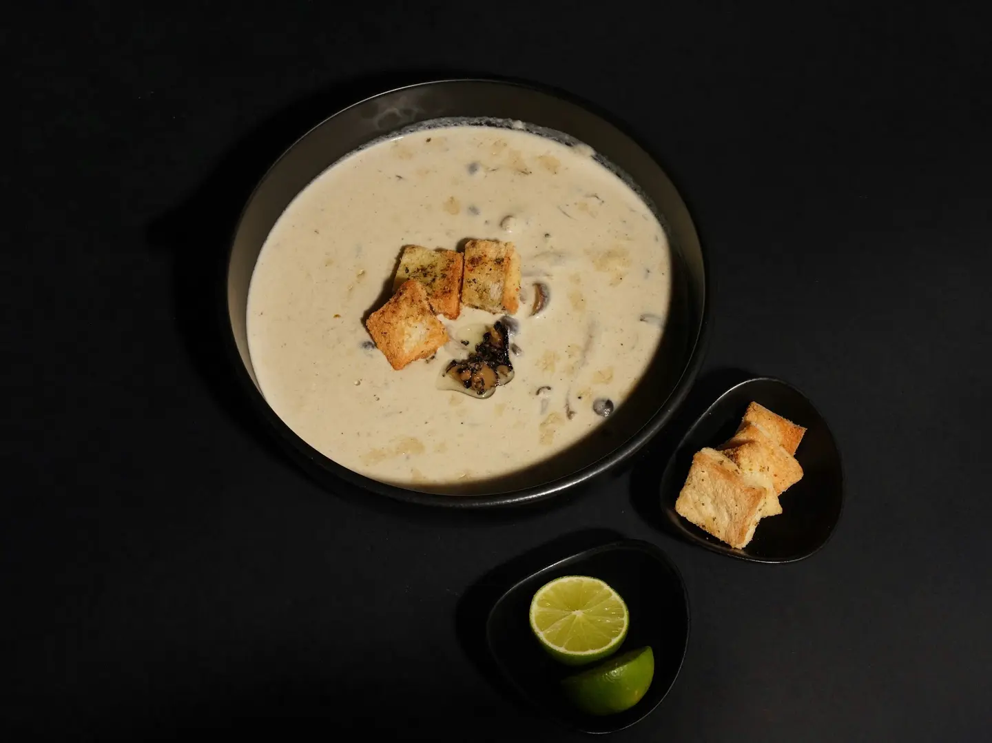 Cooking Ceram Mushroom Soup