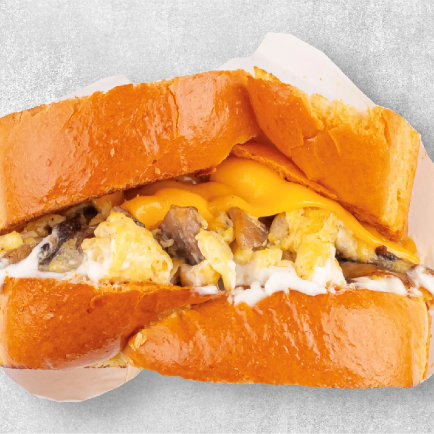 Mushroom & Cheese Egg Toast