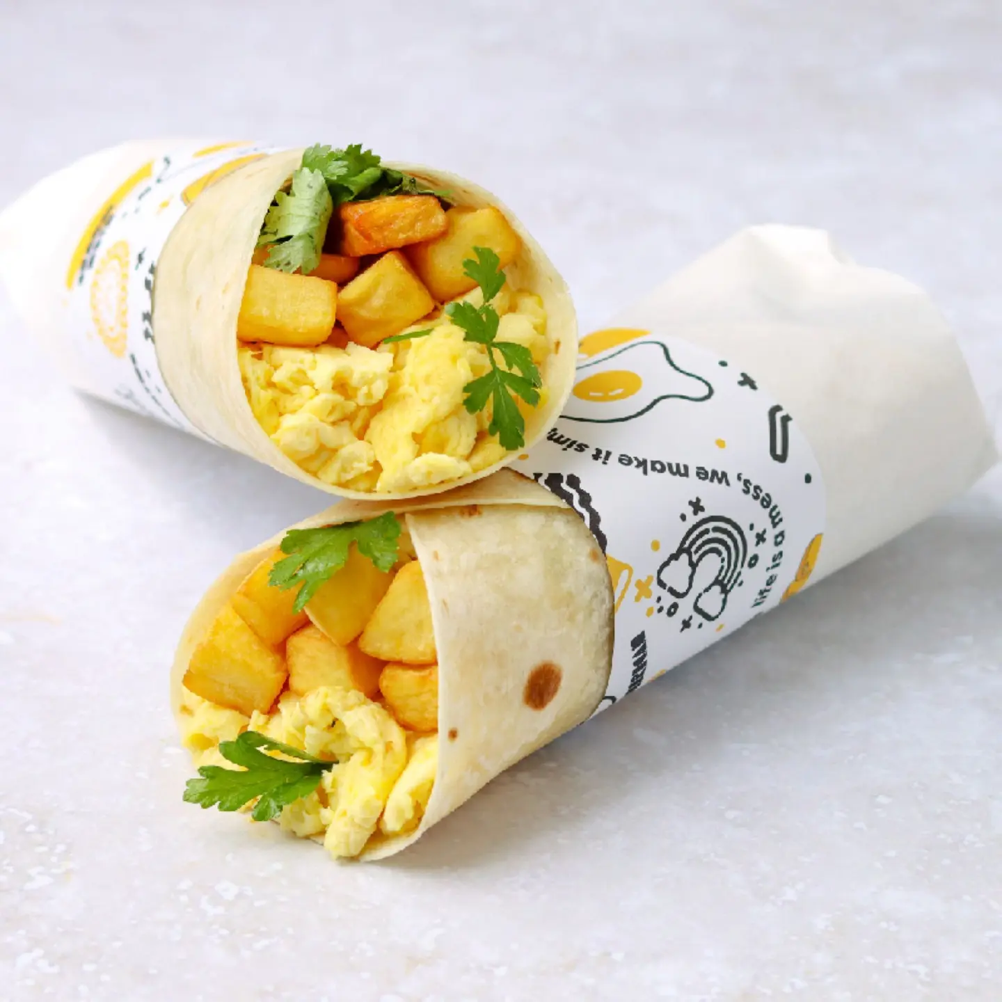 Potato Egg Wrap