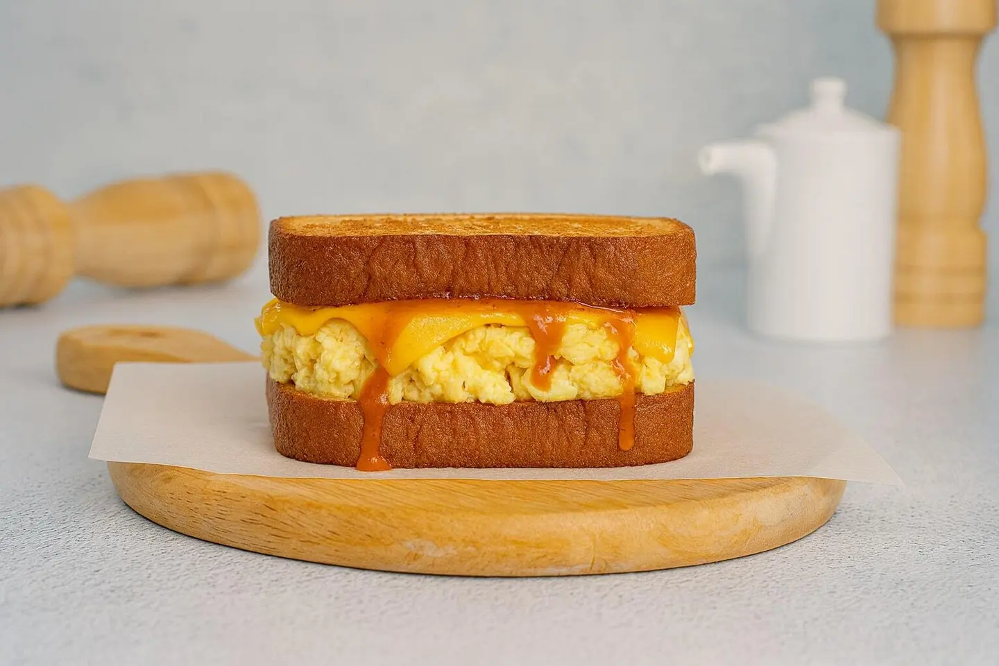 Scrambled Egg Toast