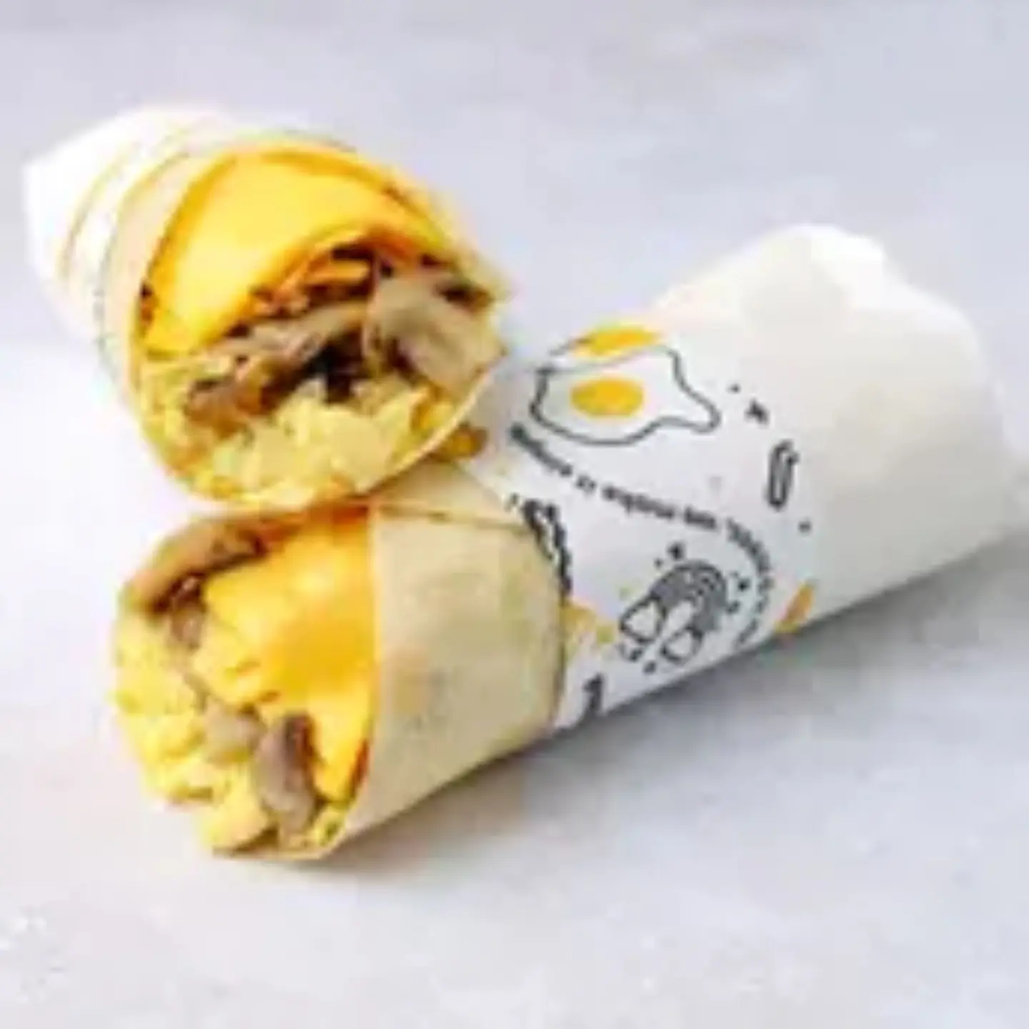 Mushroom Cheese Egg Wrap