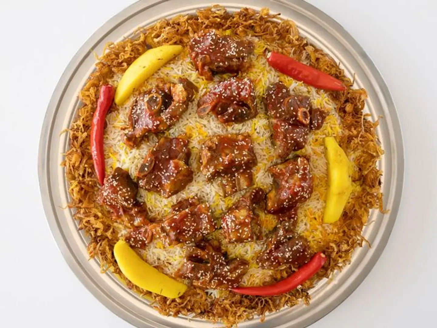 Diced Meat Plate