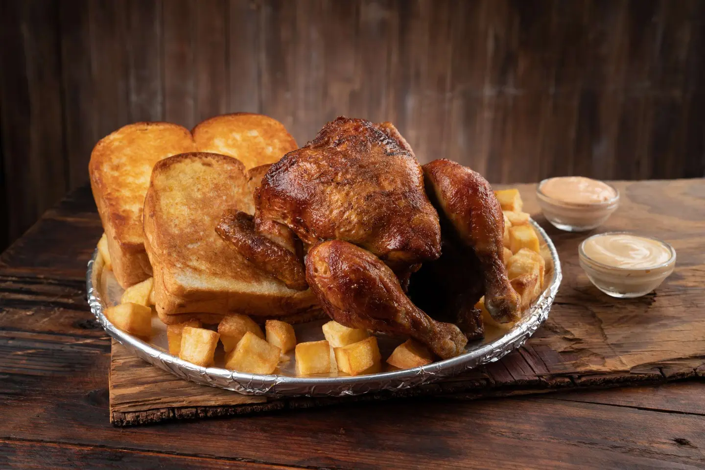 Chicken Meal With Brioche