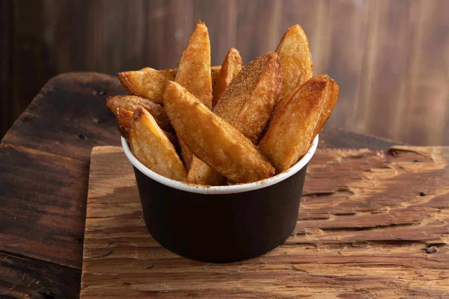 Fried Potato Wedges