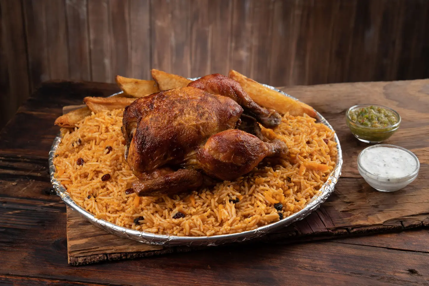 Chicken Meal With Basmati Rice (Bukharry)
