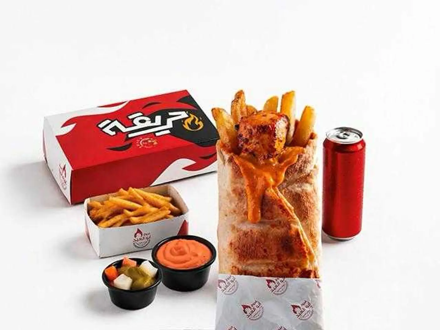 وجبه طاووق حريقه