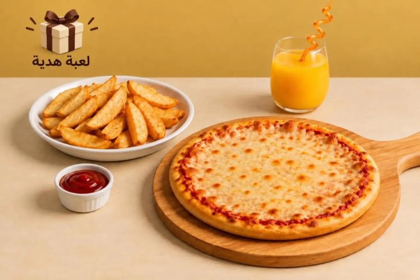 وجبة اطفال بيتزا