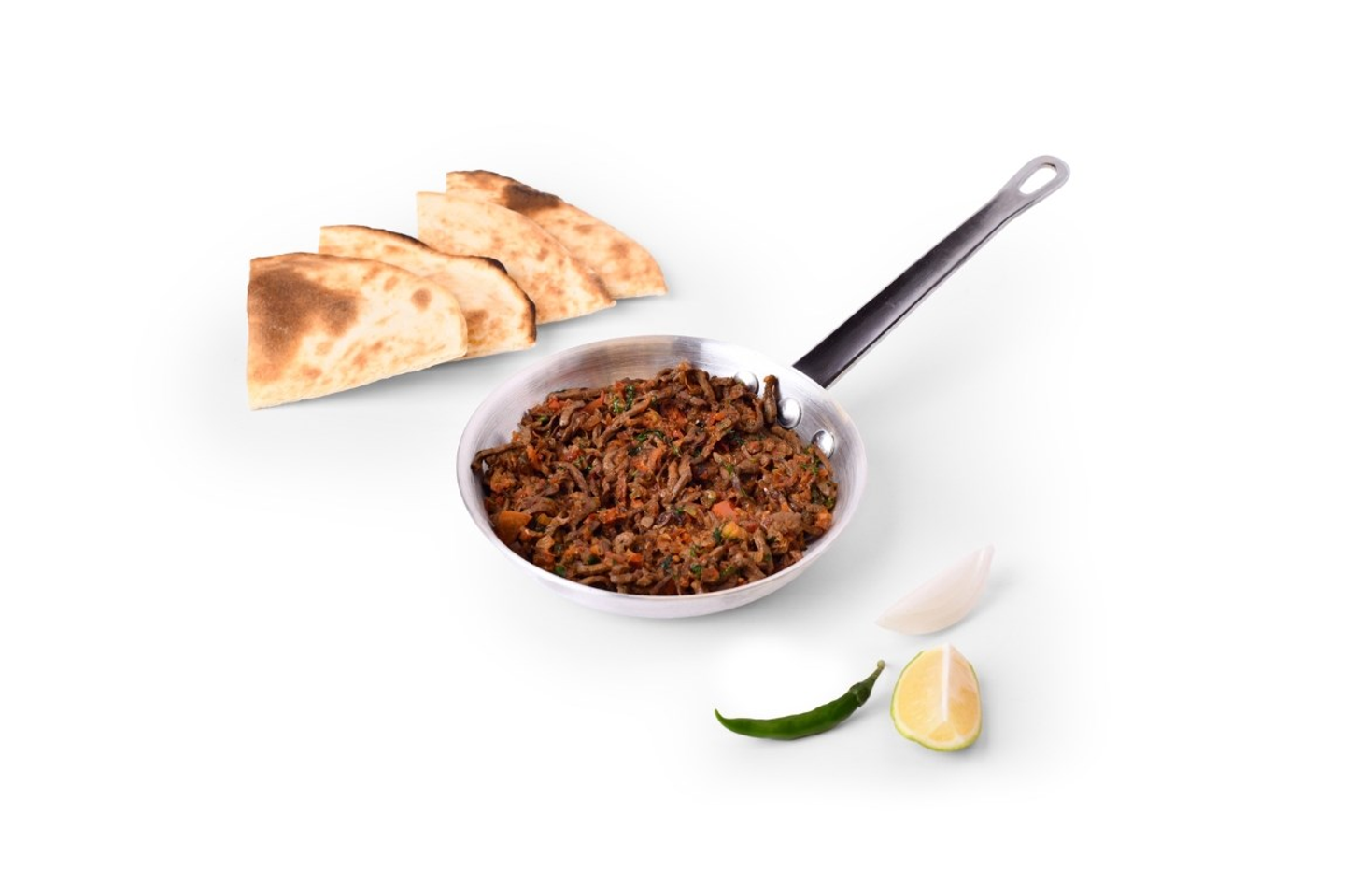 A Plate Of Liver With Two Pieces Of Bread