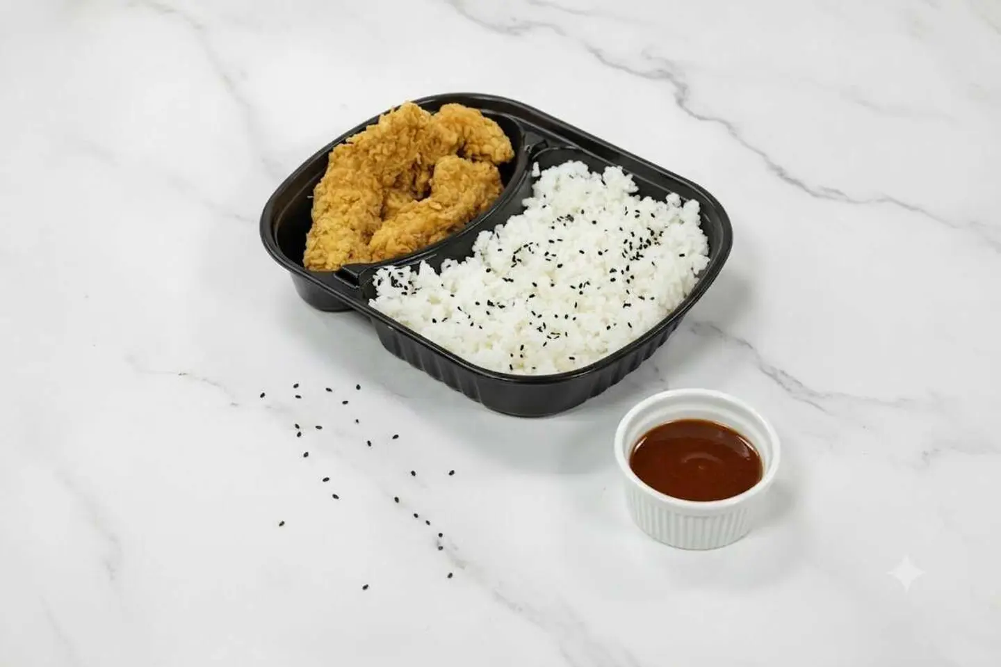 Crispy Chicken Strips With Rice