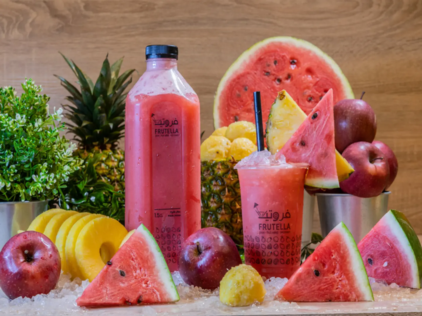 Watermelon Pineapple Red Apple 1 Liter