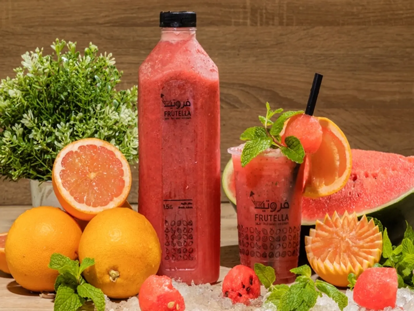 Watermelon Grapefruit And Mint 1 Liter