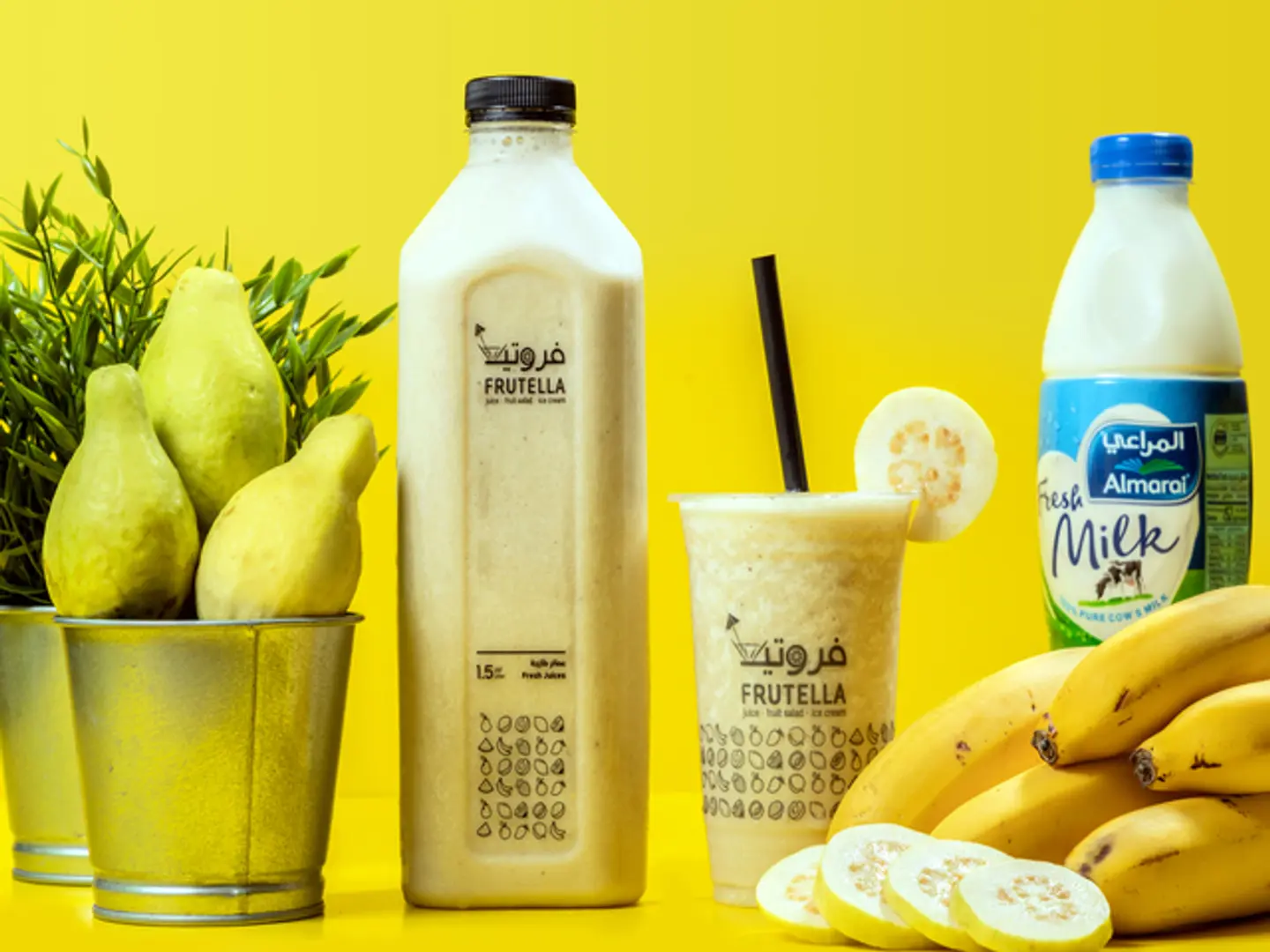 Milk, Banana And Guava Large