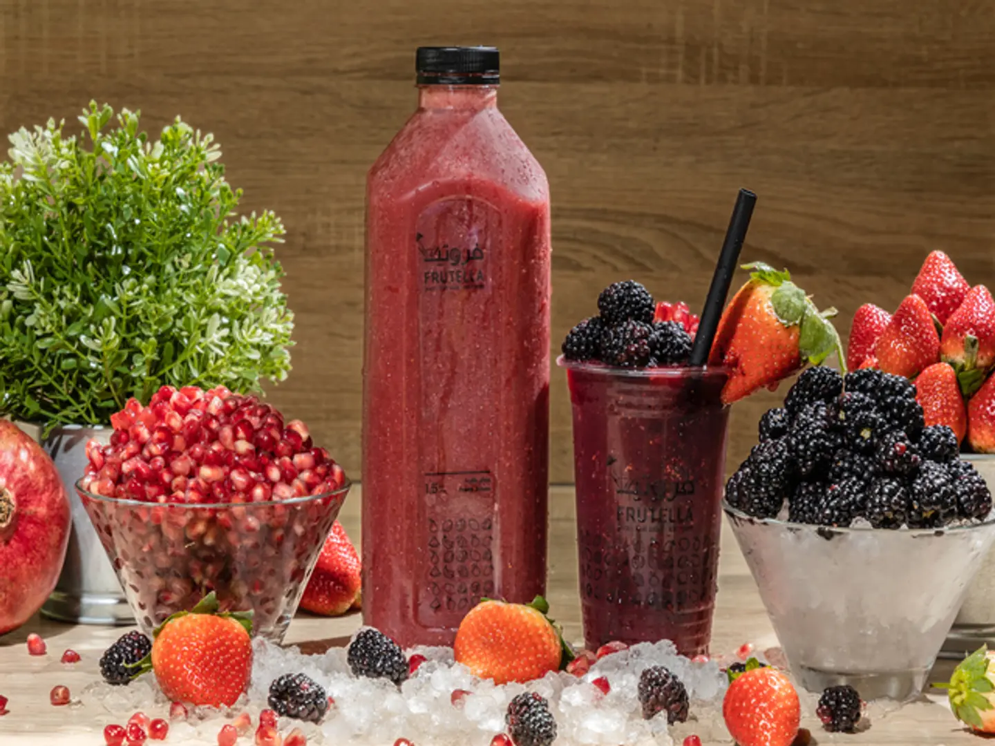 Pomegranate, Raspberry And Strawberry Large