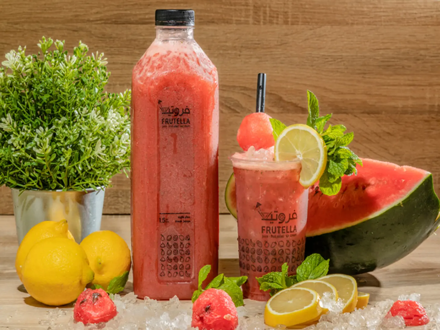 Watermelon, Lemon And Mint Large