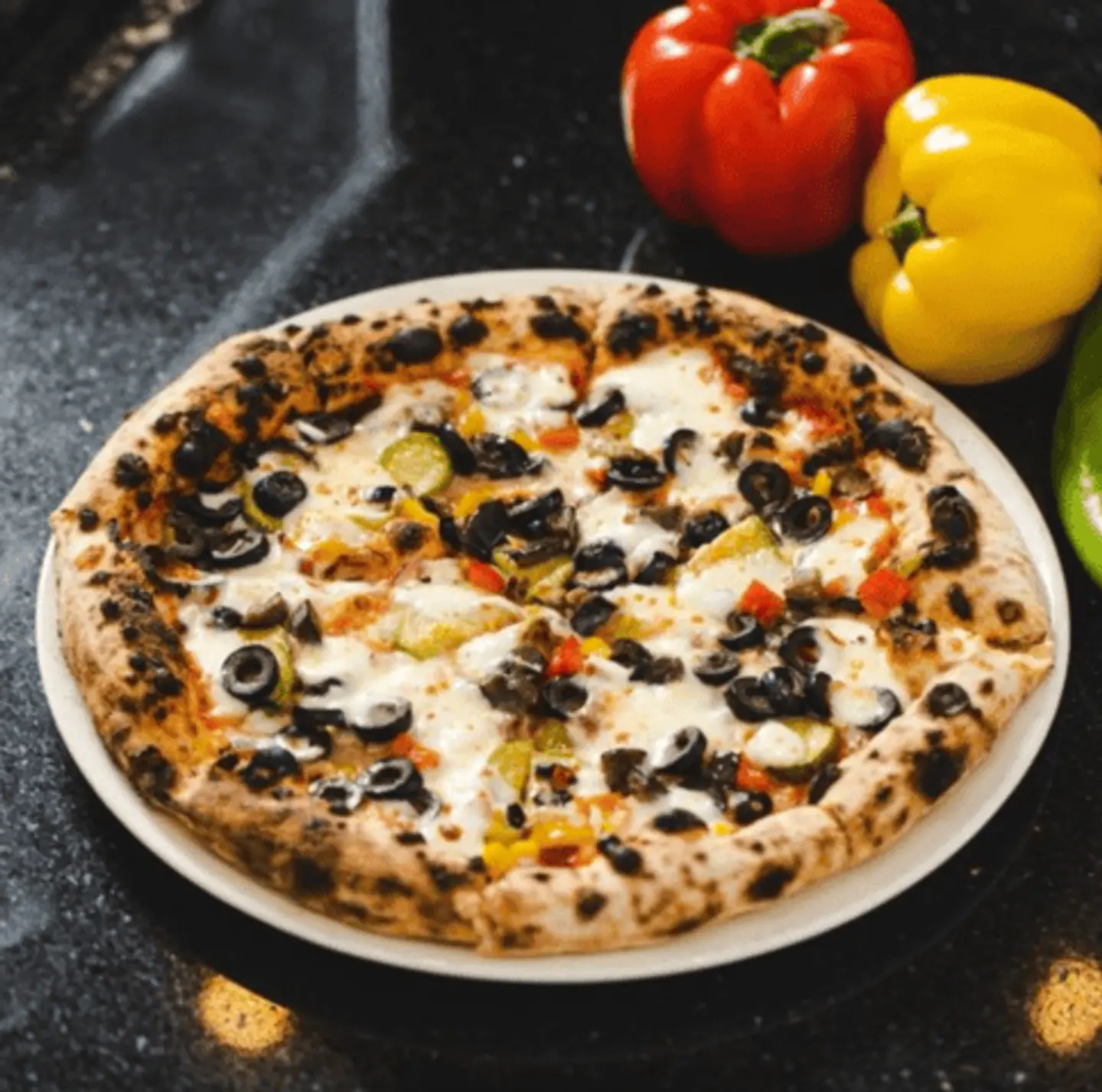 Vegetable Pizza With Turkey