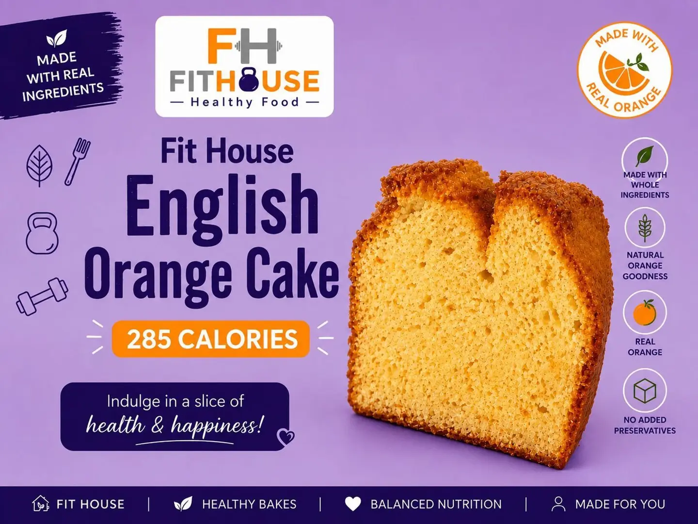 Healthy Orange Cake