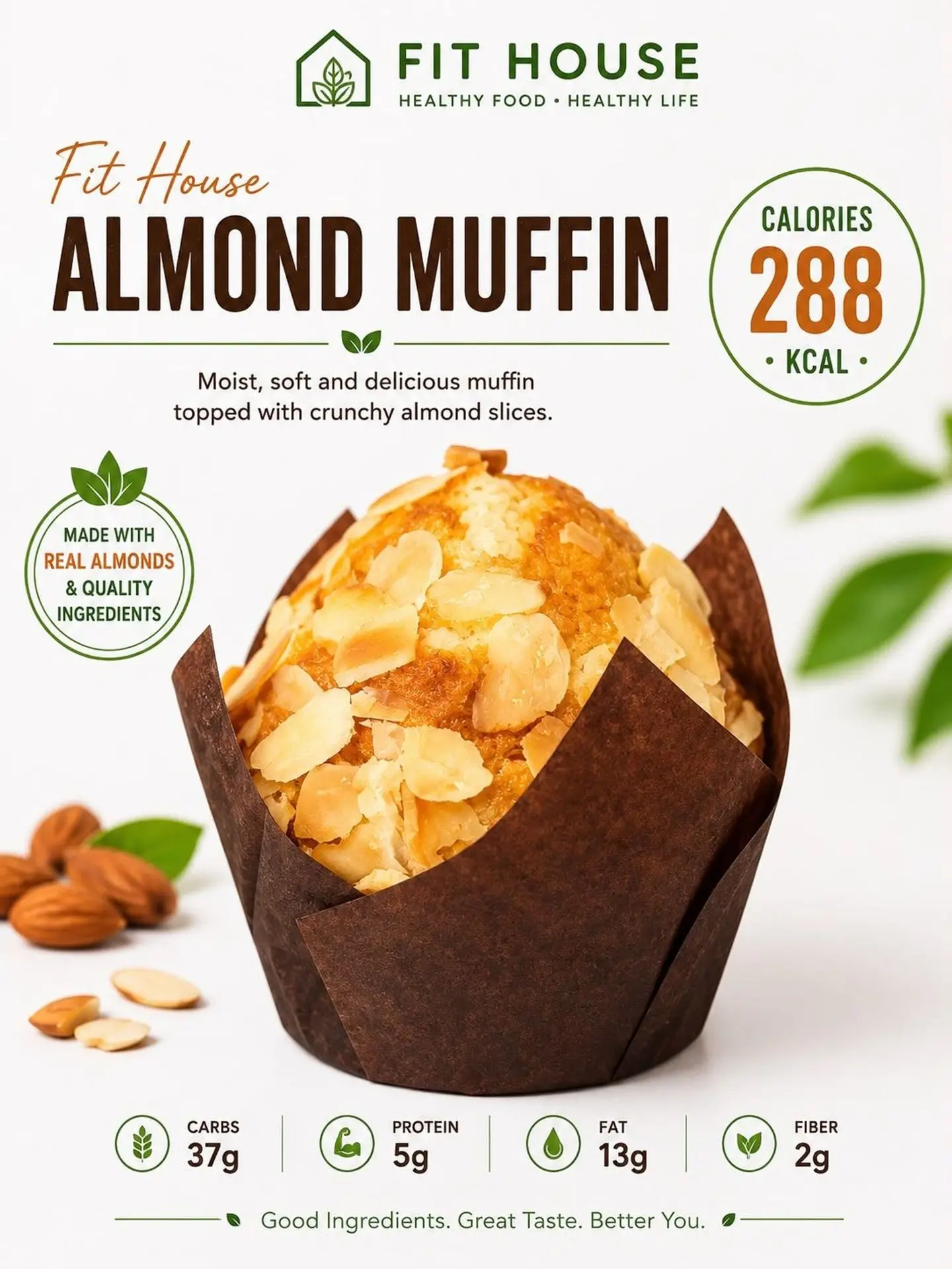 Healthy Almond Muffin