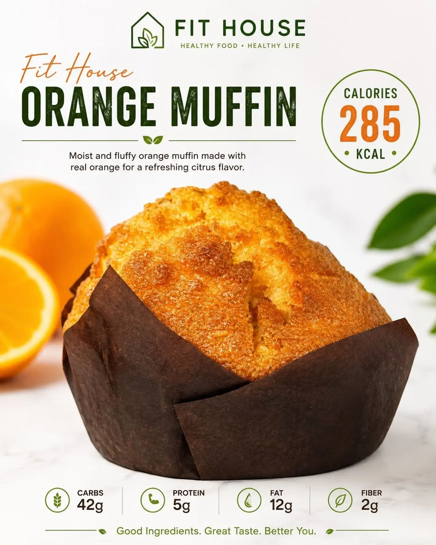 Healthy Orange Muffin