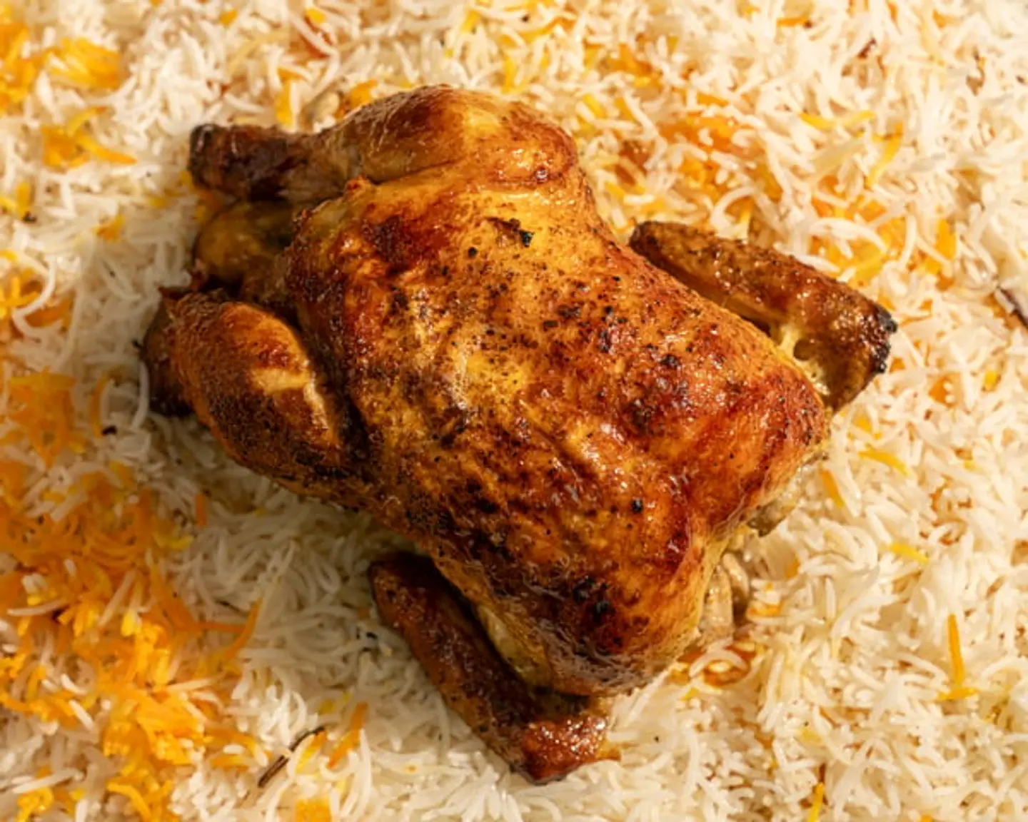 Plate Of 3 Grilled Chickens