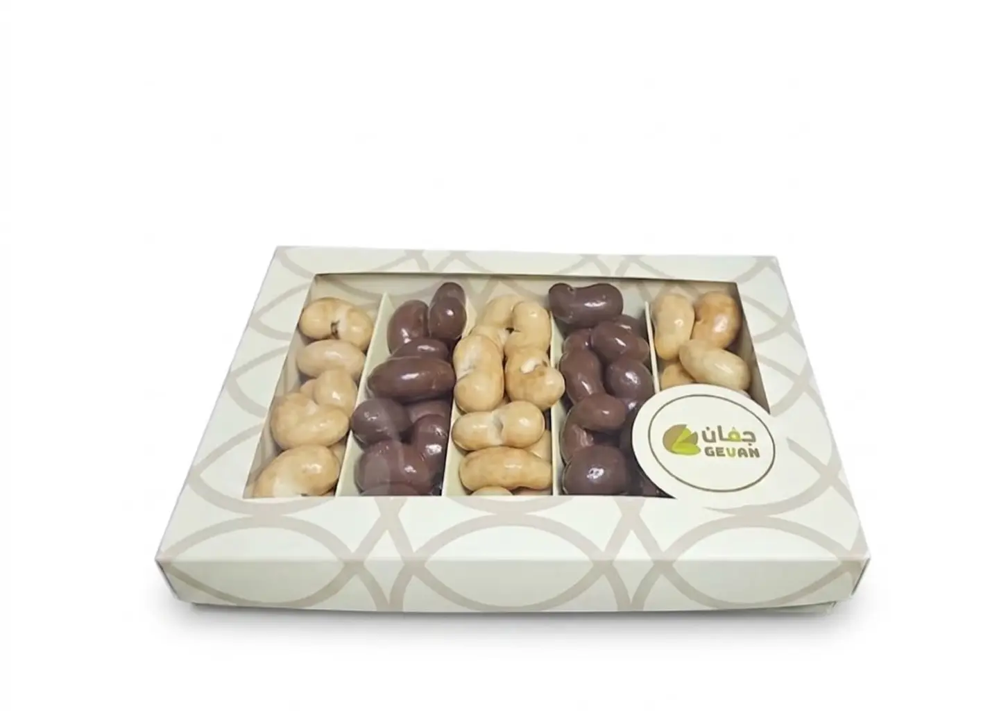 Caramel And Chocolate Mix Cashews Coated Nuts