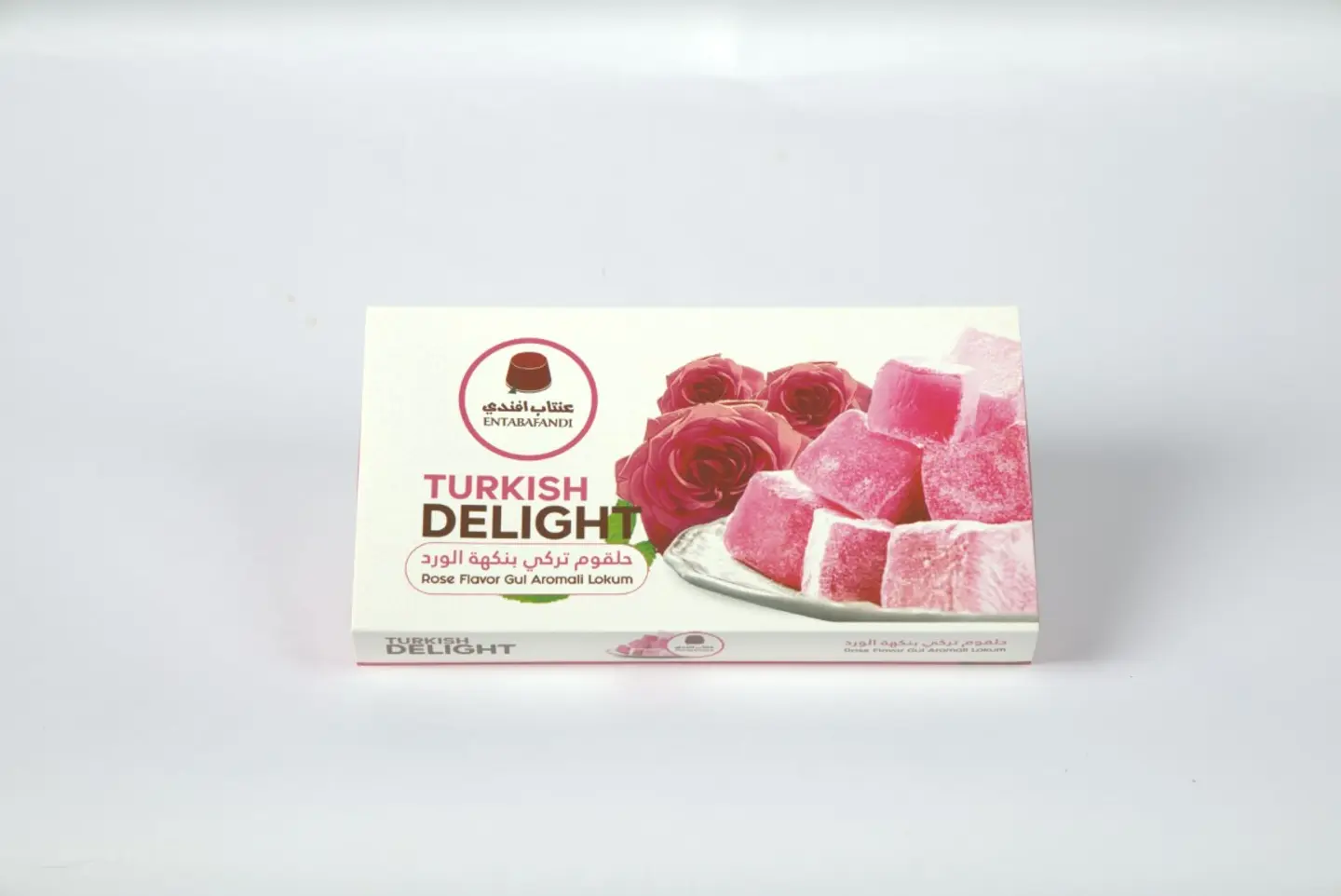 Plain Rose Turkish Delight Box