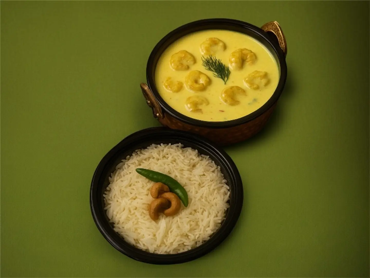 ربيان بالزعفران
