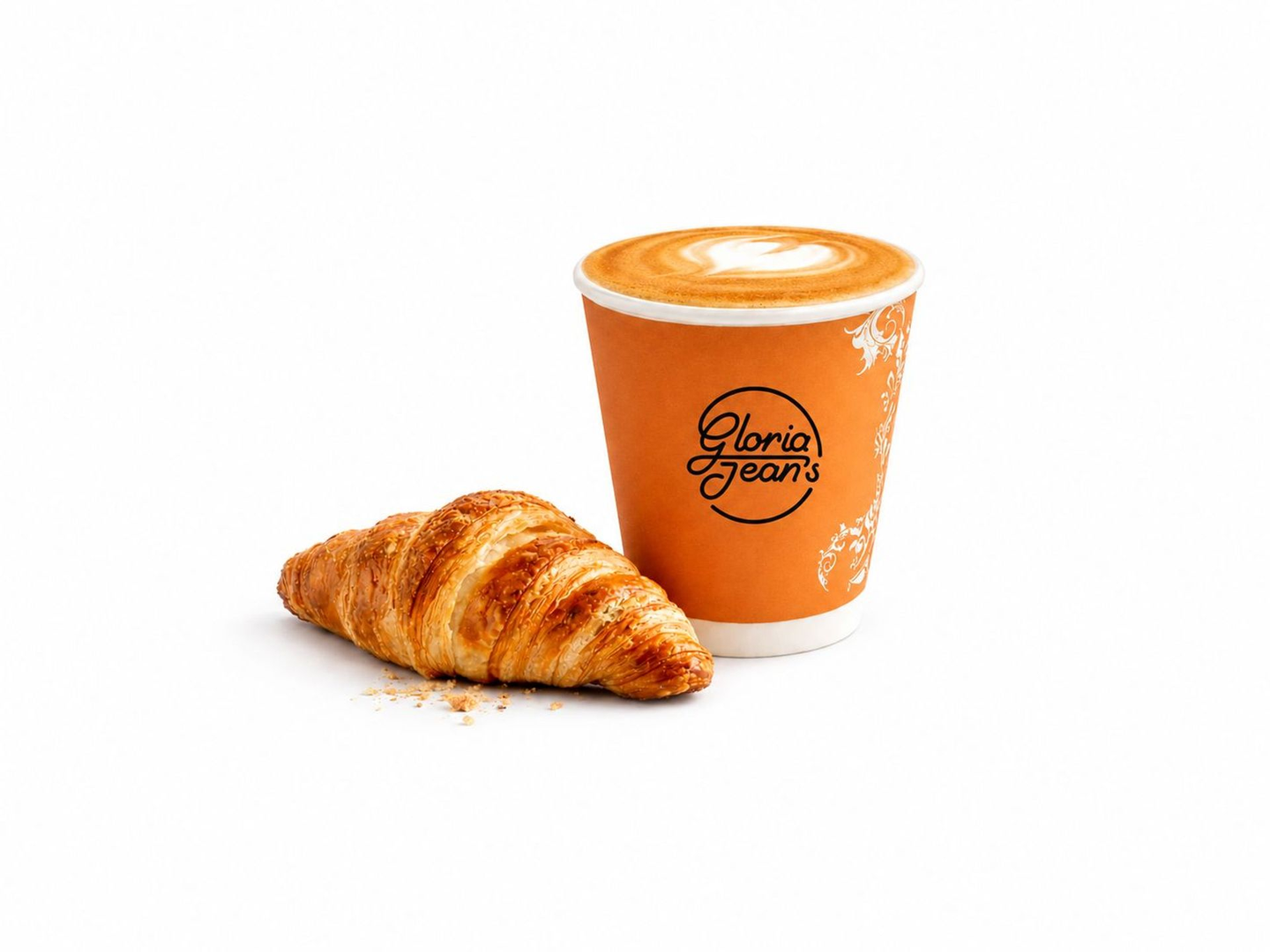 Cappuccino + Any Croissant (Happy Meal)