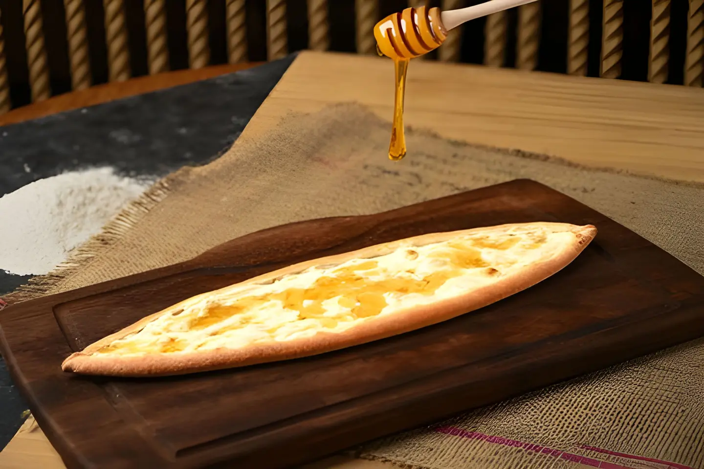 Labnah & Honey Pita