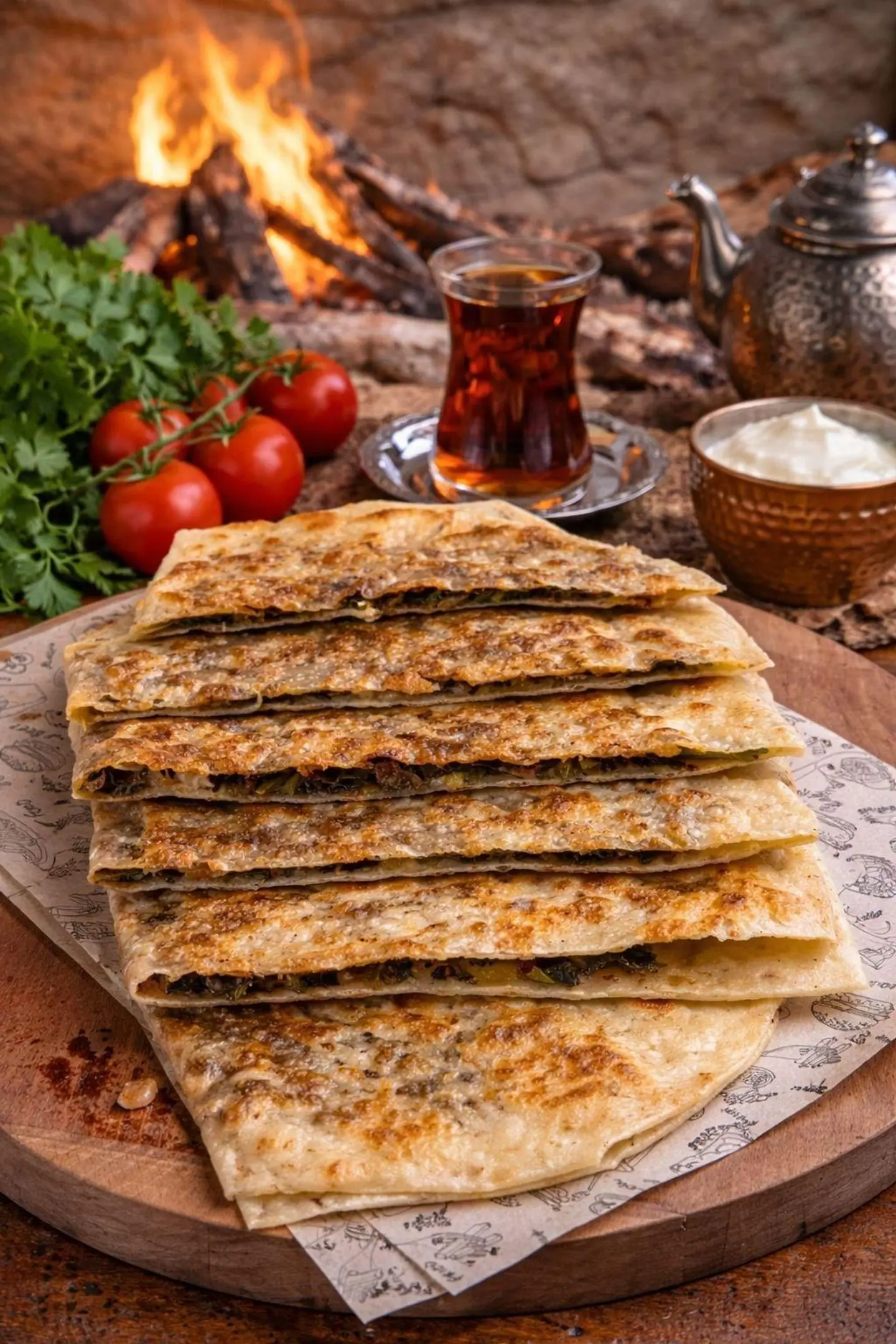 Spinach Gozleme