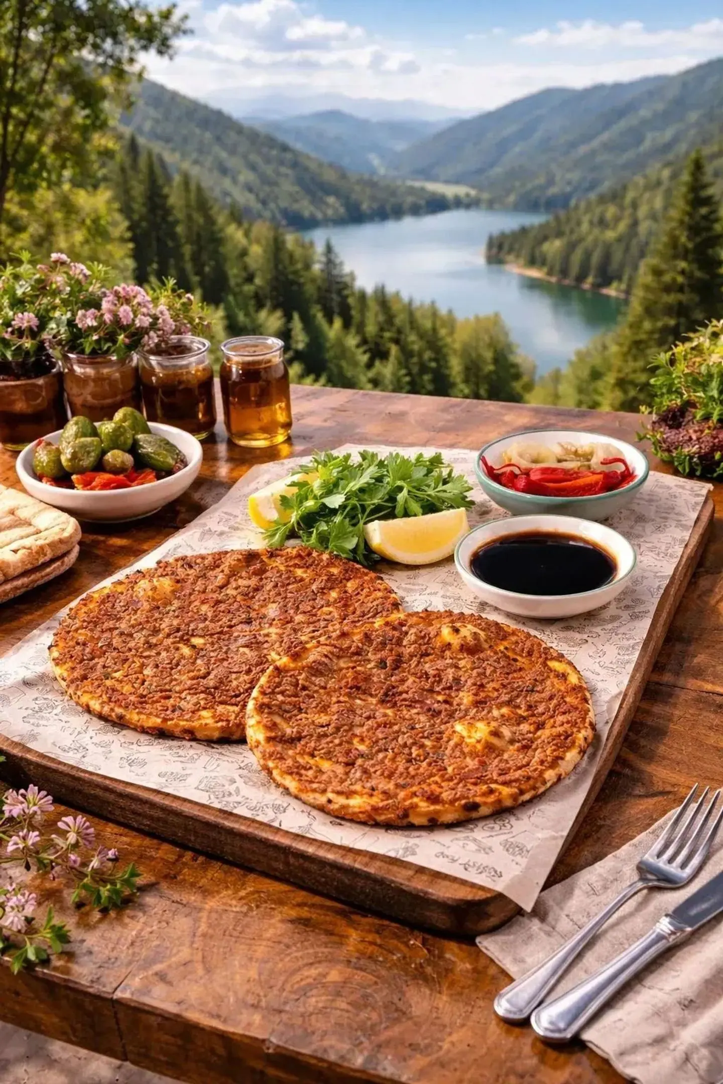 لحم بعجين عنتاب