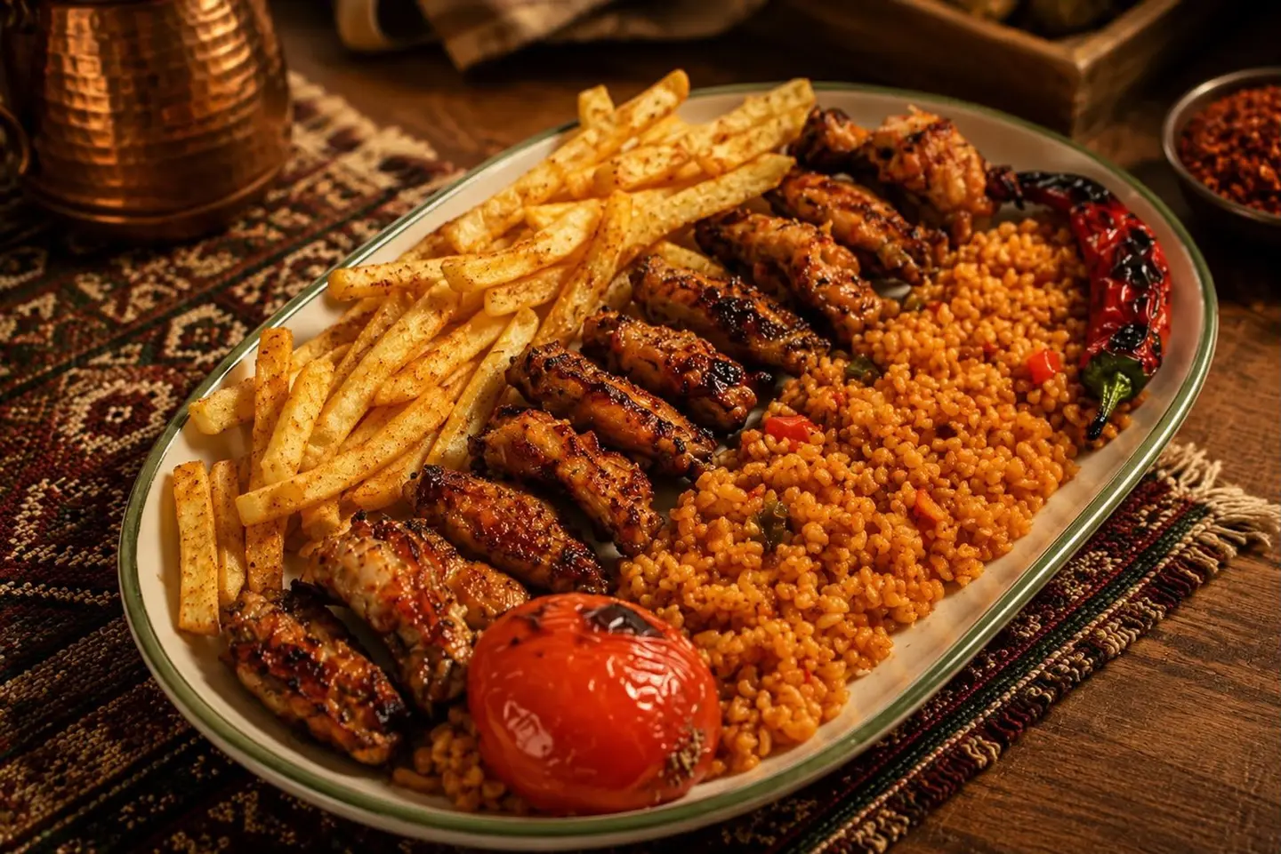 اجنحه دجاج علي الجريل