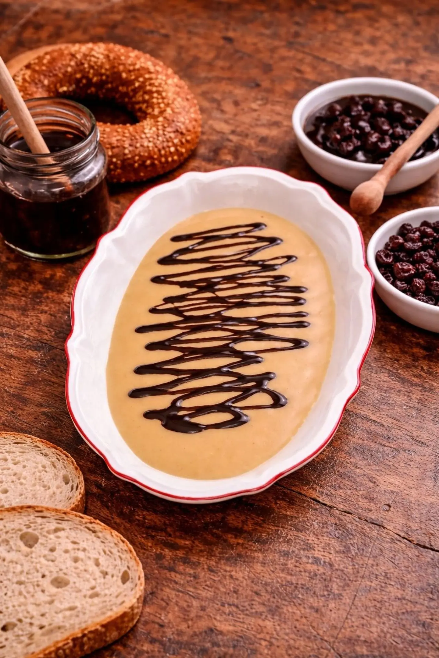 طحينه مع الدبس
