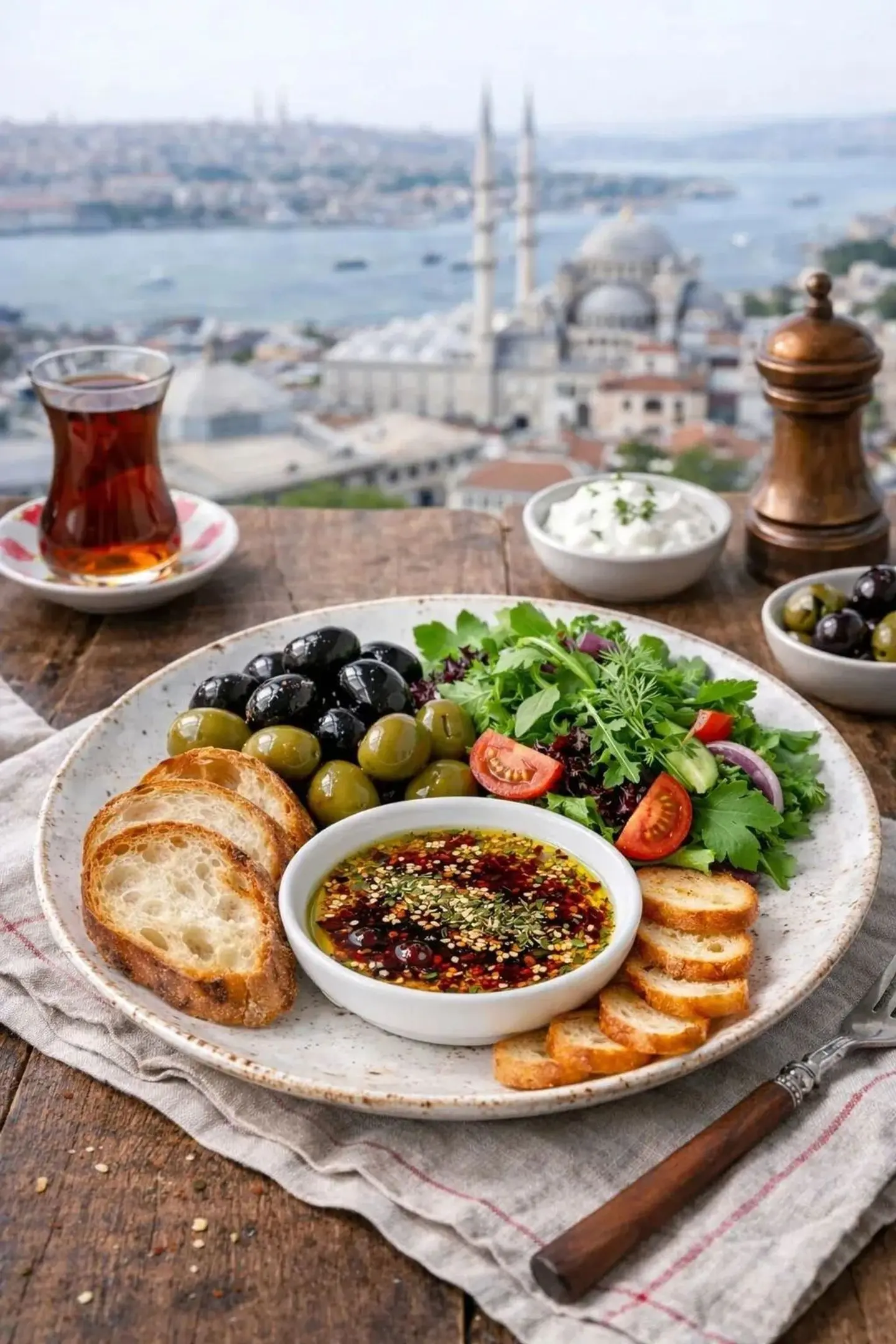 طبق الزيتون