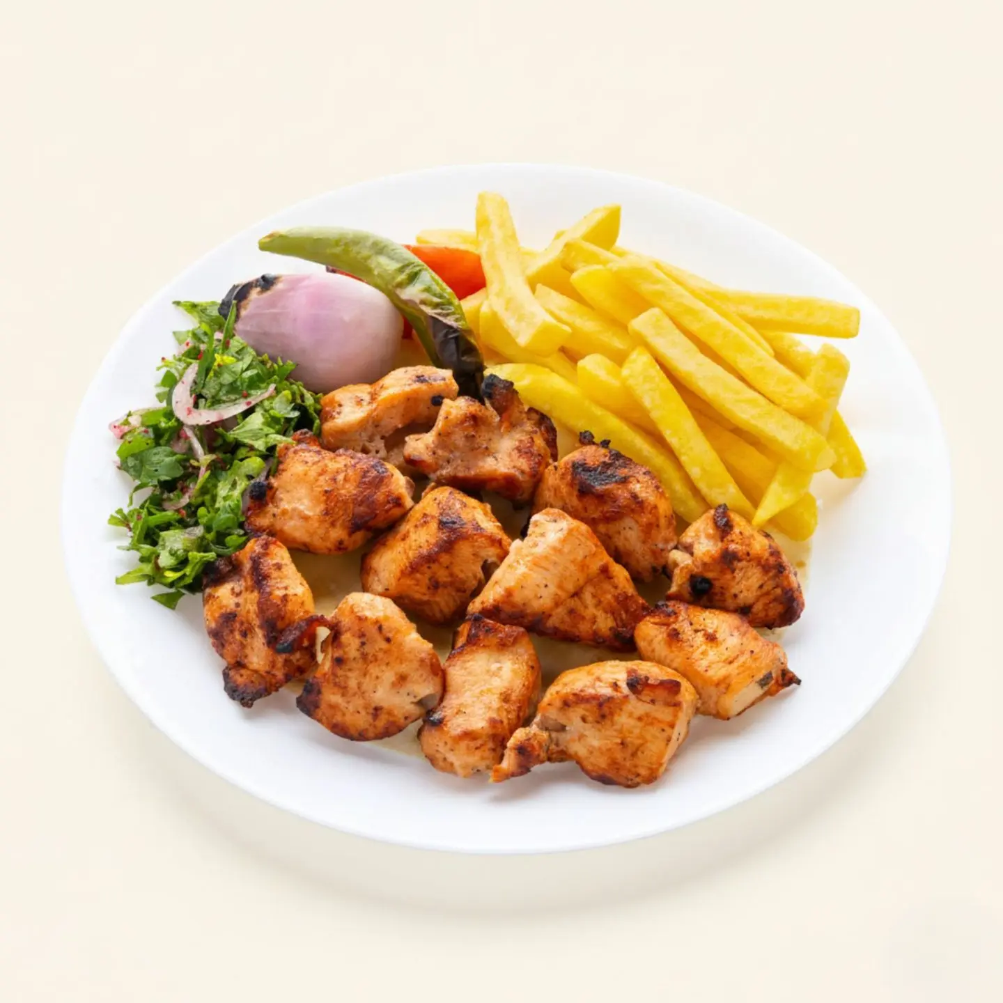 Shish Tawook Plate