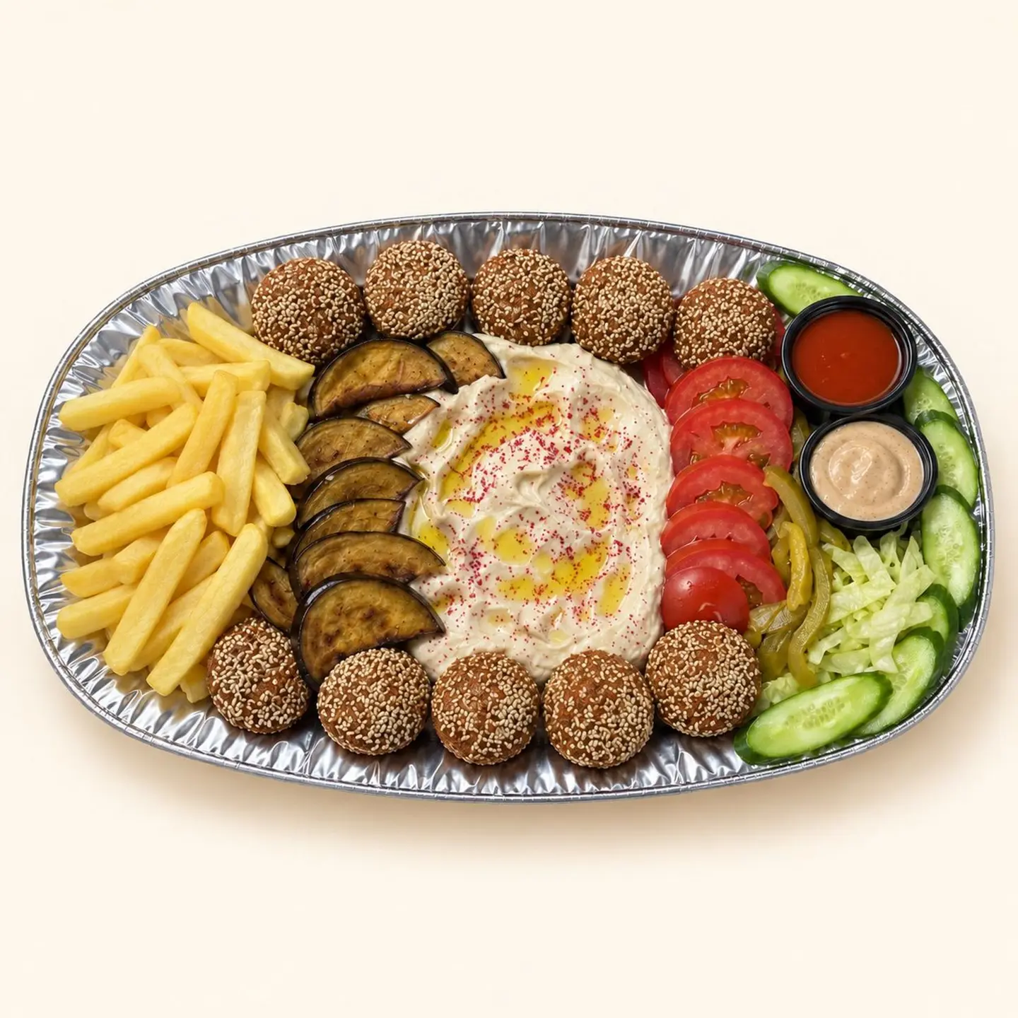 Large Plate Of Falafel