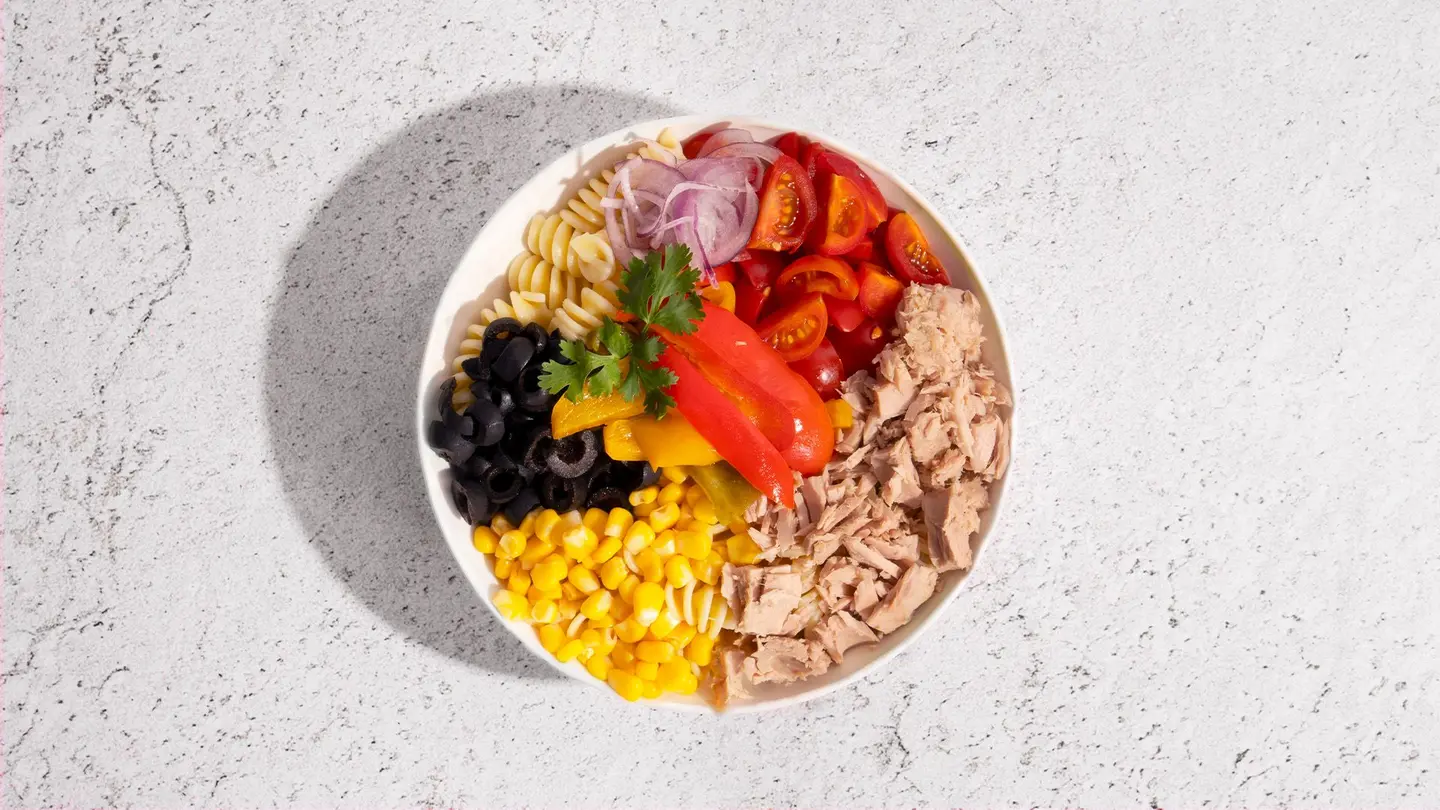Rainbow Tuna Salad