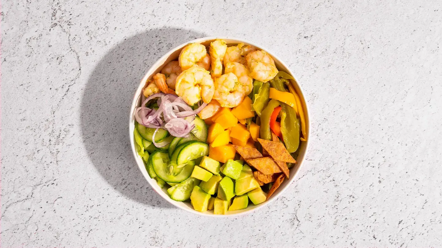 Mango Shrimp Salad