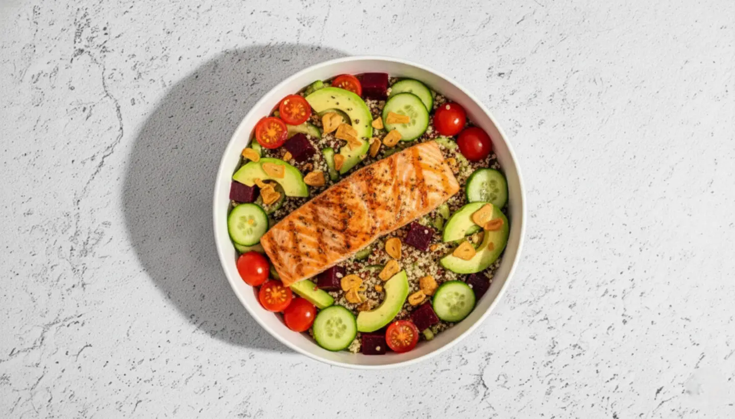 Grilled Salmon Salad
