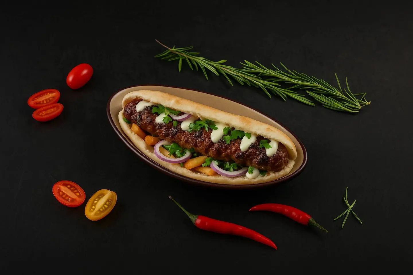 Iraqi Bread Beef