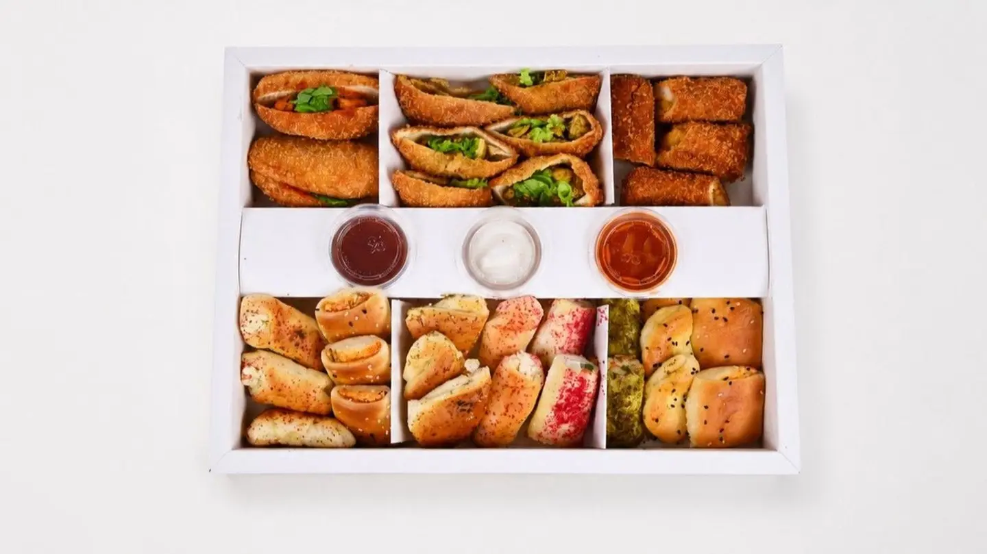 Box Of Mixed Pies And Savouries
